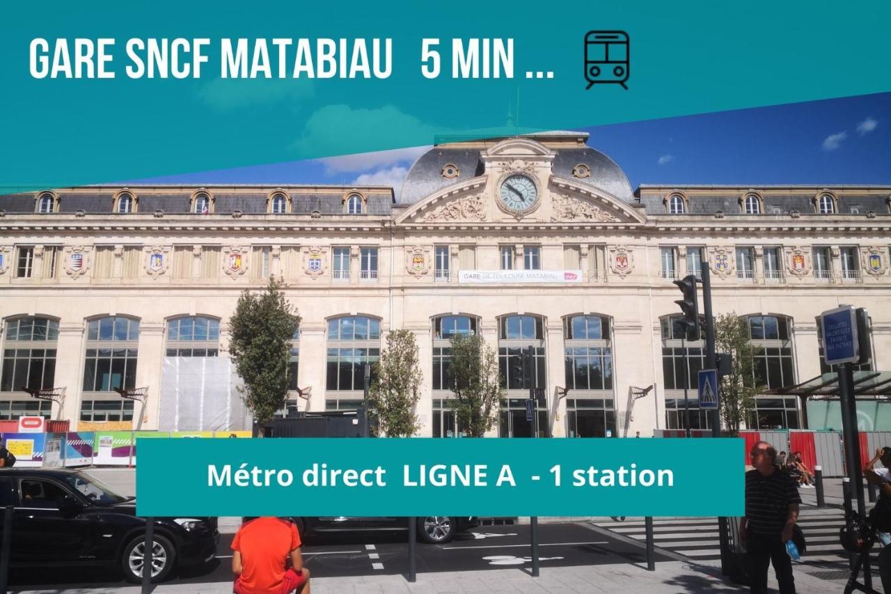 Апартаменти Le Jolimont - Toulousecozyflat Centre - Terrasse - Parking - Metro Екстер'єр фото